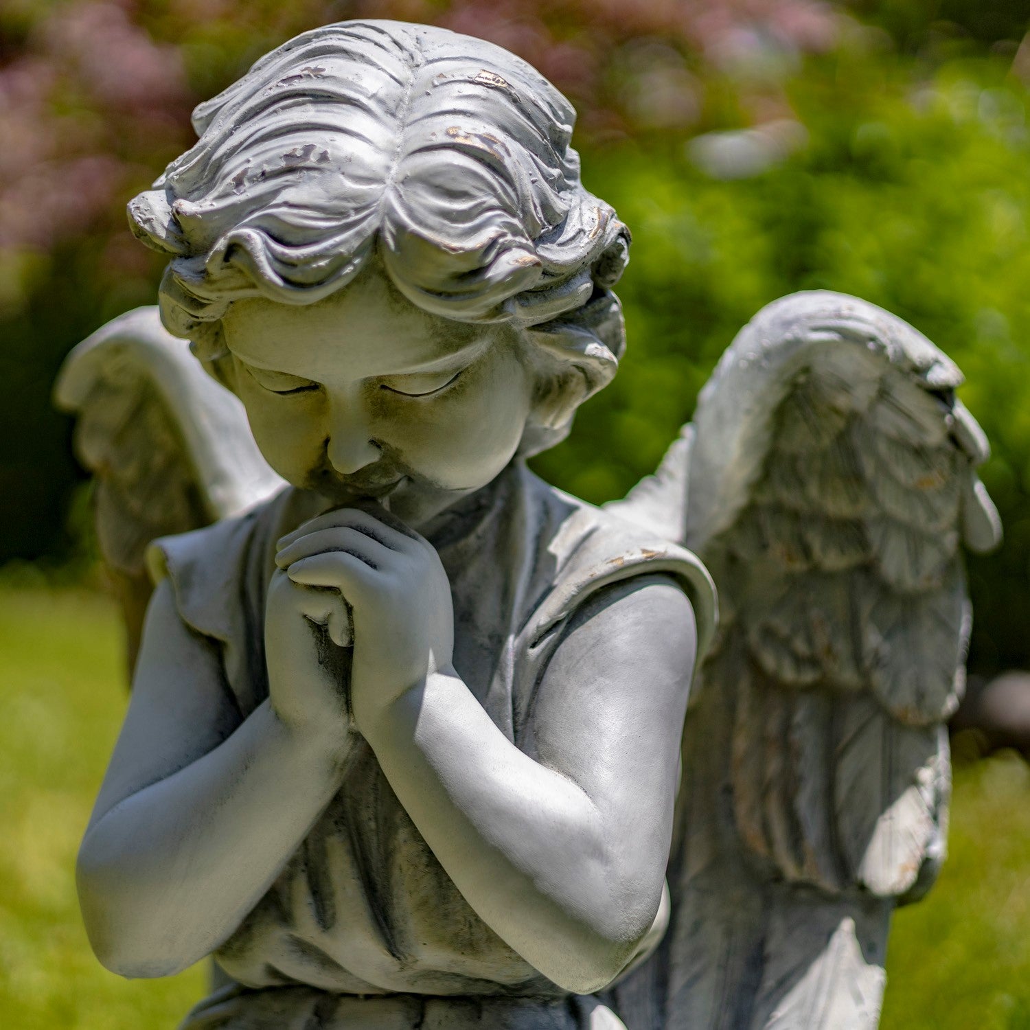 Paraying Statue Angel Praying Statue: Divine Serenity in Stone Art
