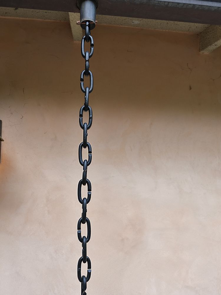 Rainchains - Black Hand Cast Link Chain - CL01-BLK – Garden Lovers Club